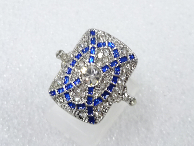 COLORED STONE FASHION RING / JP SIZE 11